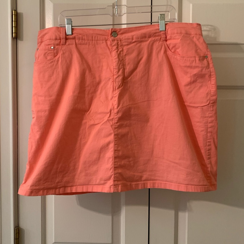 Croft & Barrow Skort- salmon color size 18W